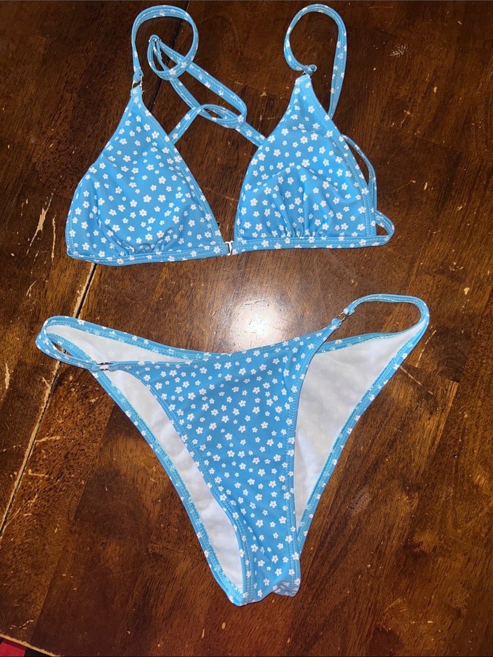 Target Blue Floral Kids Bikini Set